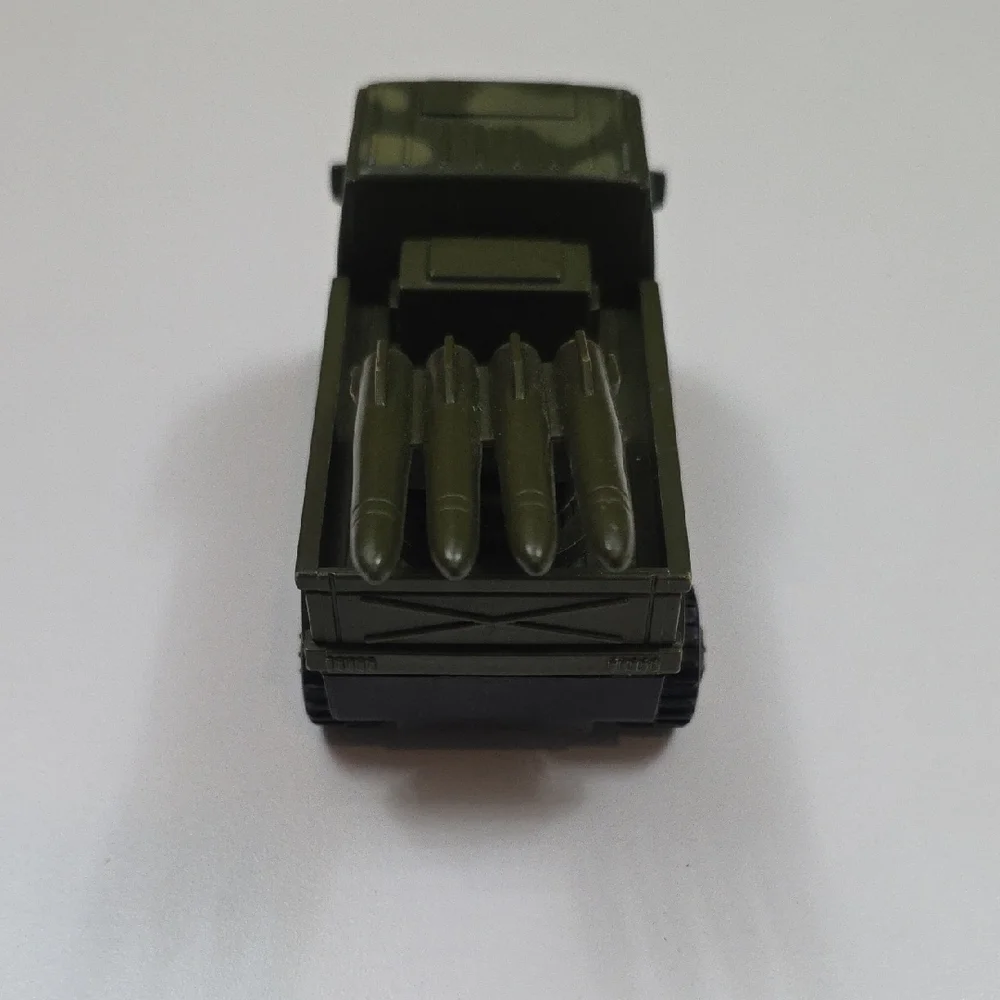 Soma Mighty Wheels die-cast/plastic US Army surface-to-air missile toy truck